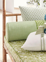 Scalamandre Tisbury Stripe Fern Fabric