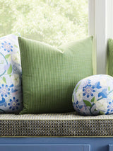 Scalamandre Tisbury Stripe Fern Fabric