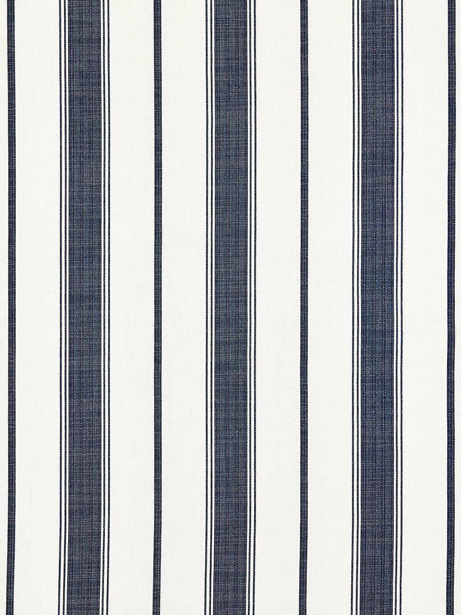 Scalamandre Sconset Stripe Indigo Fabric