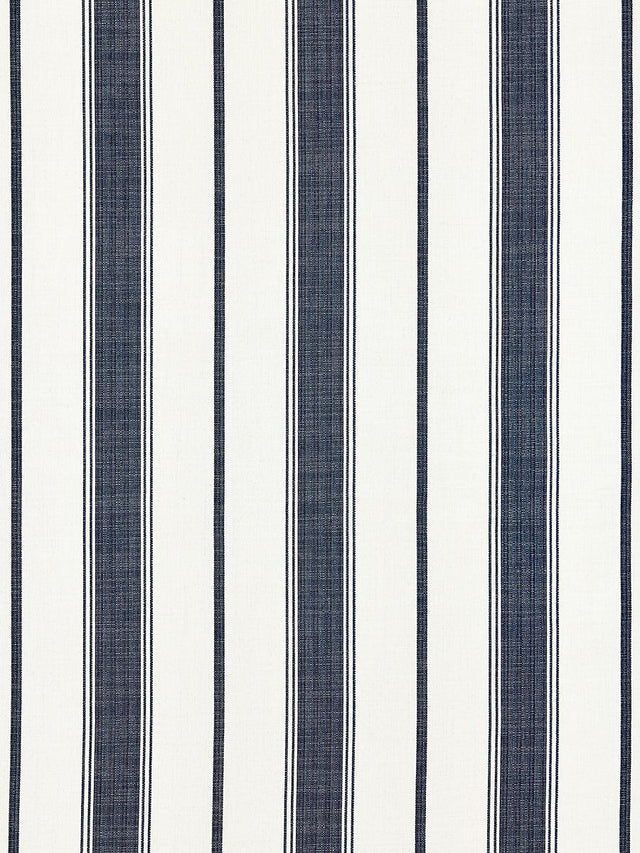 Scalamandre Sconset Stripe Indigo Fabric