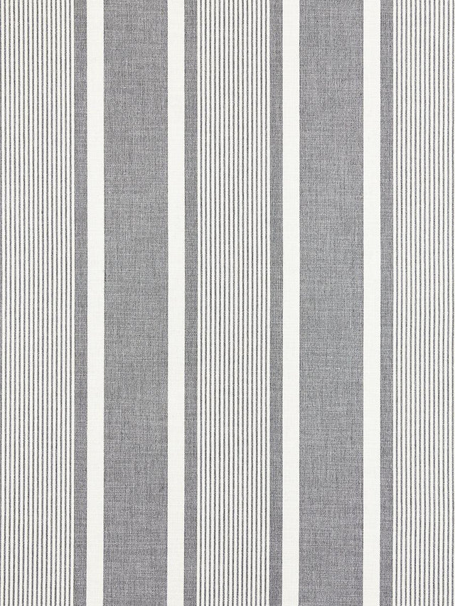 Scalamandre Wellfleet Stripe Zinc Fabric