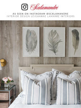 Scalamandre Wellfleet Stripe Zinc Fabric