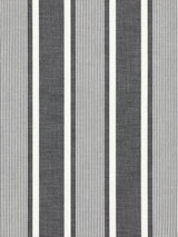 Scalamandre Wellfleet Stripe Carbon Fabric