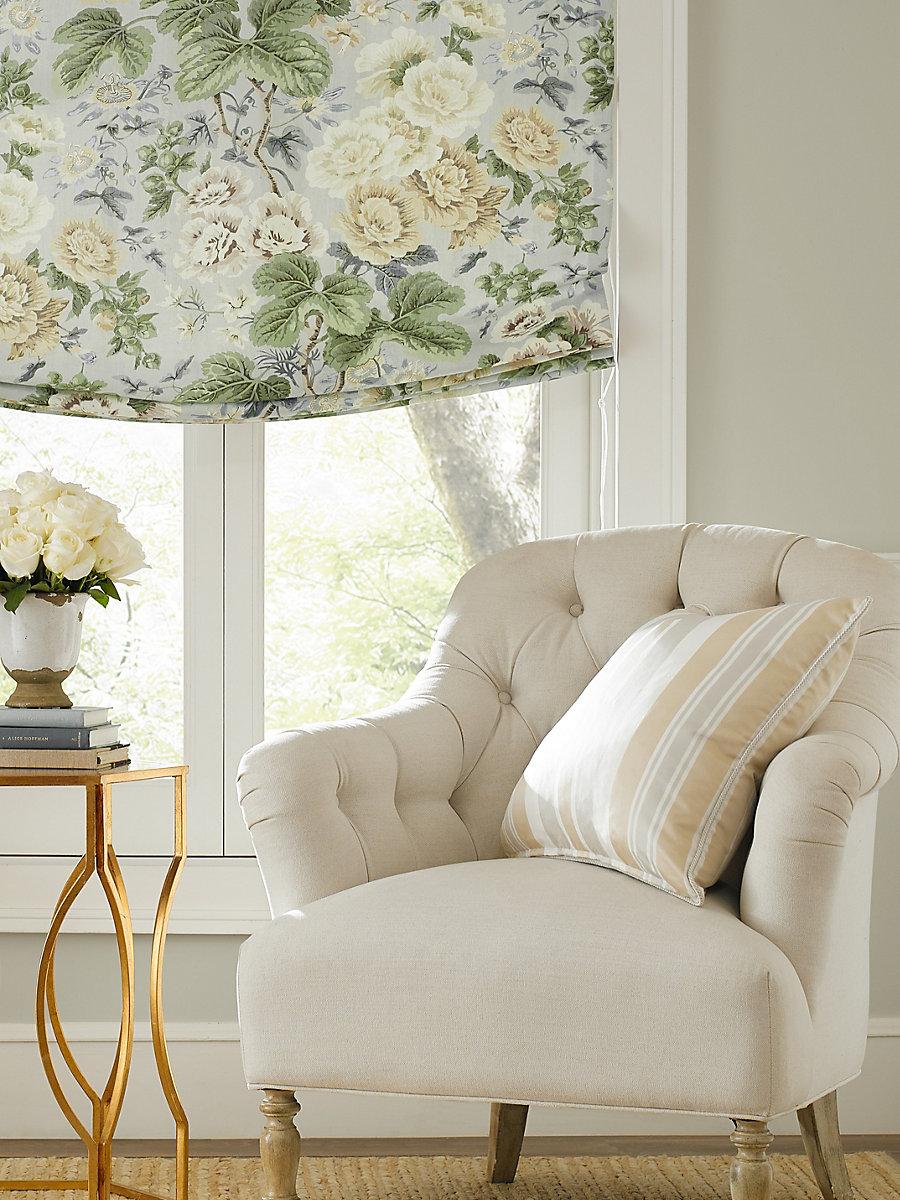 Scalamandre Mayfair Cotton Stripe Pebble Fabric