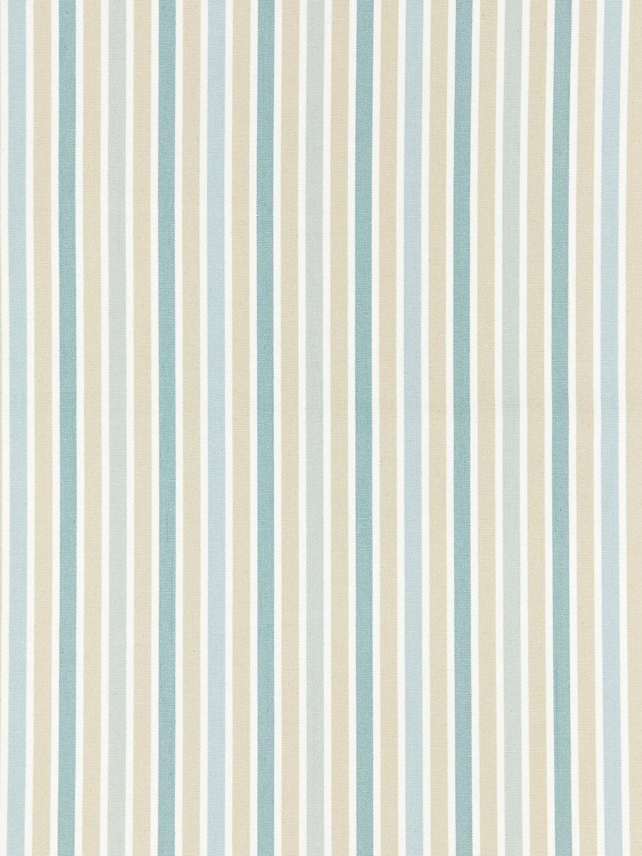 Scalamandre Leeds Cotton Stripe Seaglass Fabric
