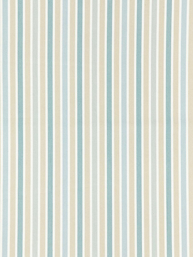 Scalamandre Leeds Cotton Stripe Seaglass Fabric