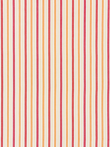 Scalamandre Leeds Cotton Stripe Coral Fabric