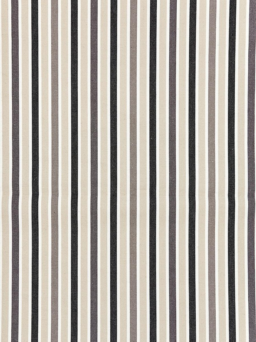 Scalamandre Leeds Cotton Stripe Stone Fabric