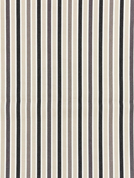 Scalamandre Leeds Cotton Stripe Stone Fabric