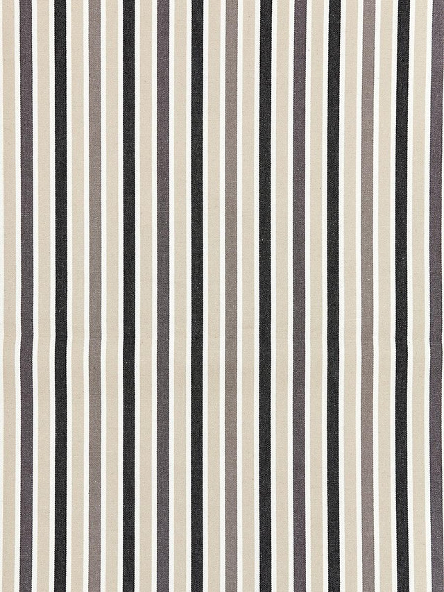 Scalamandre Leeds Cotton Stripe Stone Fabric
