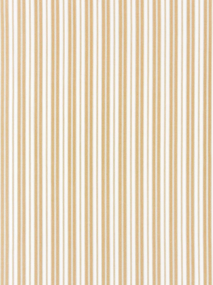 Scalamandre Devon Ticking Stripe Camel Fabric