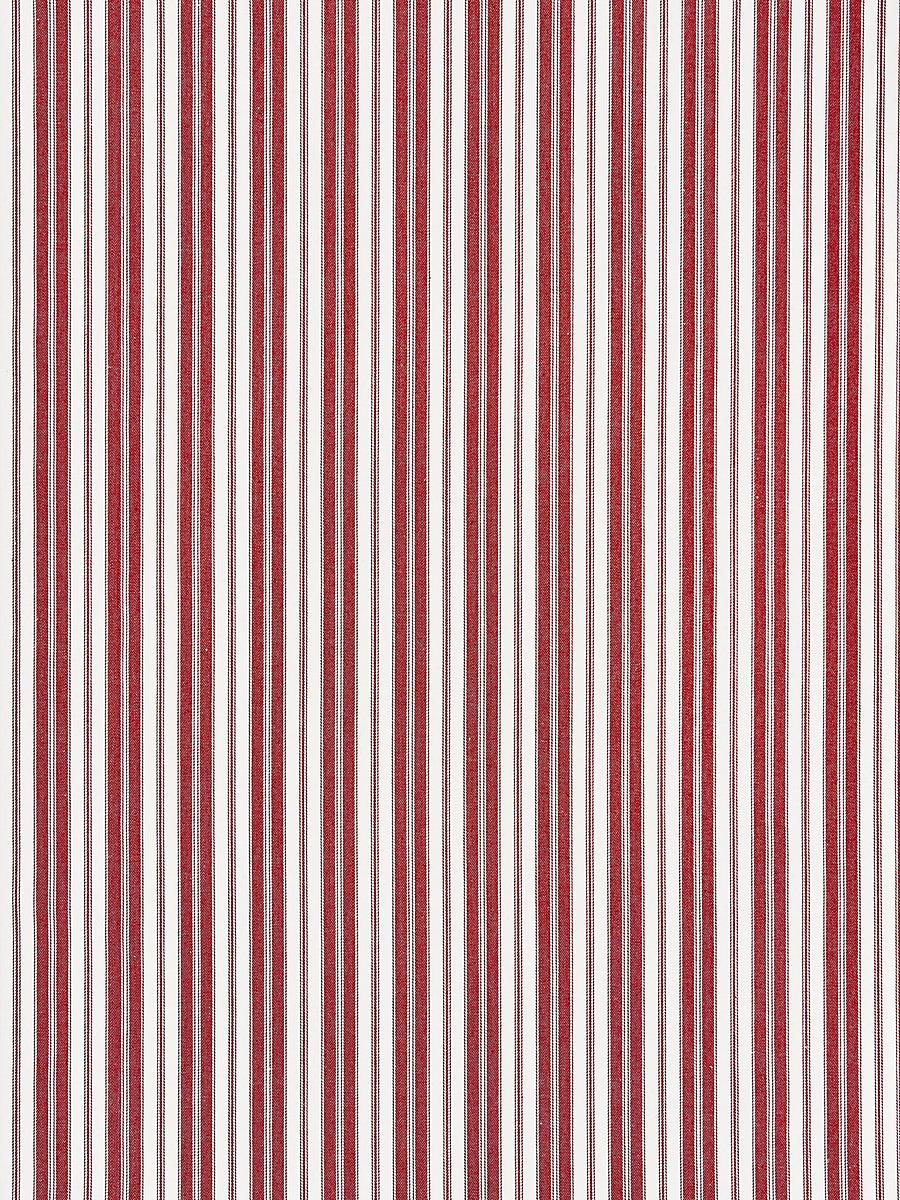 Scalamandre Devon Ticking Stripe Currant Fabric