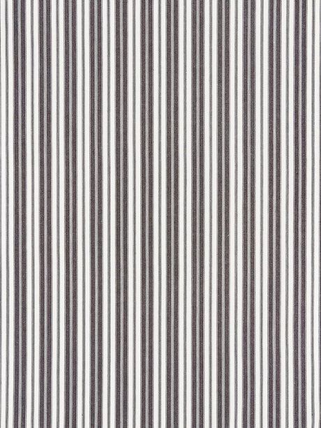 Scalamandre Devon Ticking Stripe Charcoal Fabric