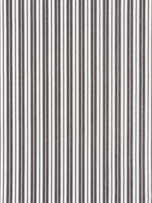Scalamandre Devon Ticking Stripe Charcoal Fabric