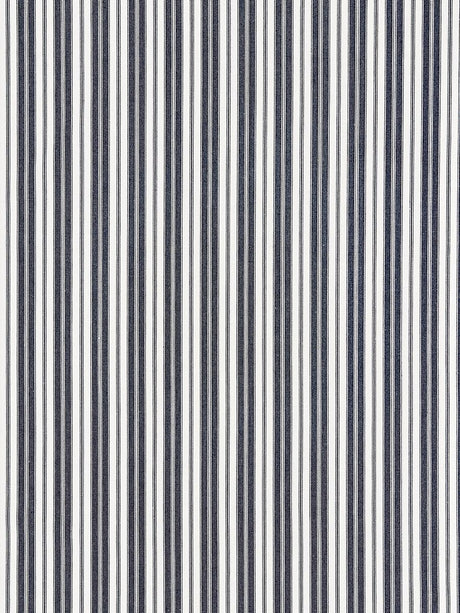 Scalamandre Devon Ticking Stripe Indigo Fabric