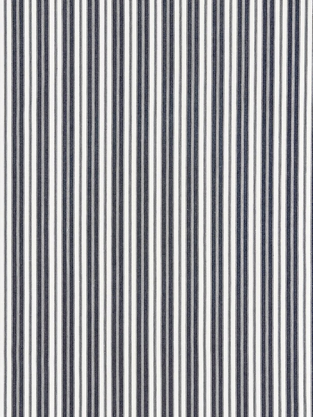 Scalamandre Devon Ticking Stripe Indigo Fabric