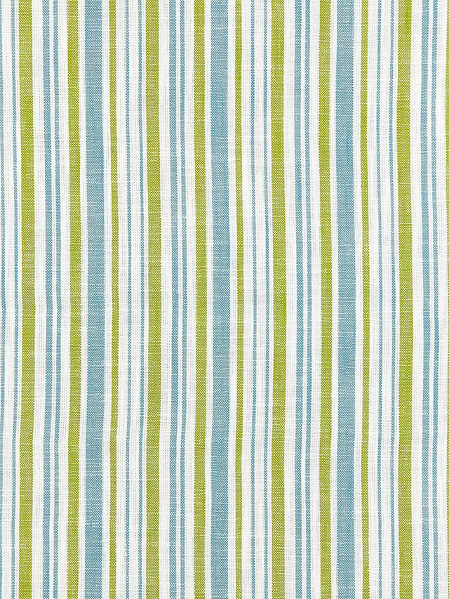 Scalamandre Pembroke Stripe Ocean Palm Fabric