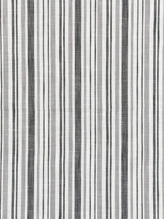 Scalamandre Pembroke Stripe Charcoal Fabric
