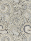 Scalamandre Malabar Paisley Embroidery Flax Fabric
