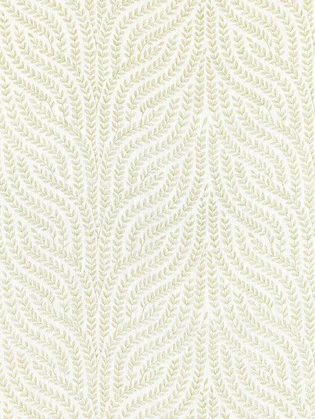 Scalamandre Willow Vine Embroidery Celery Fabric