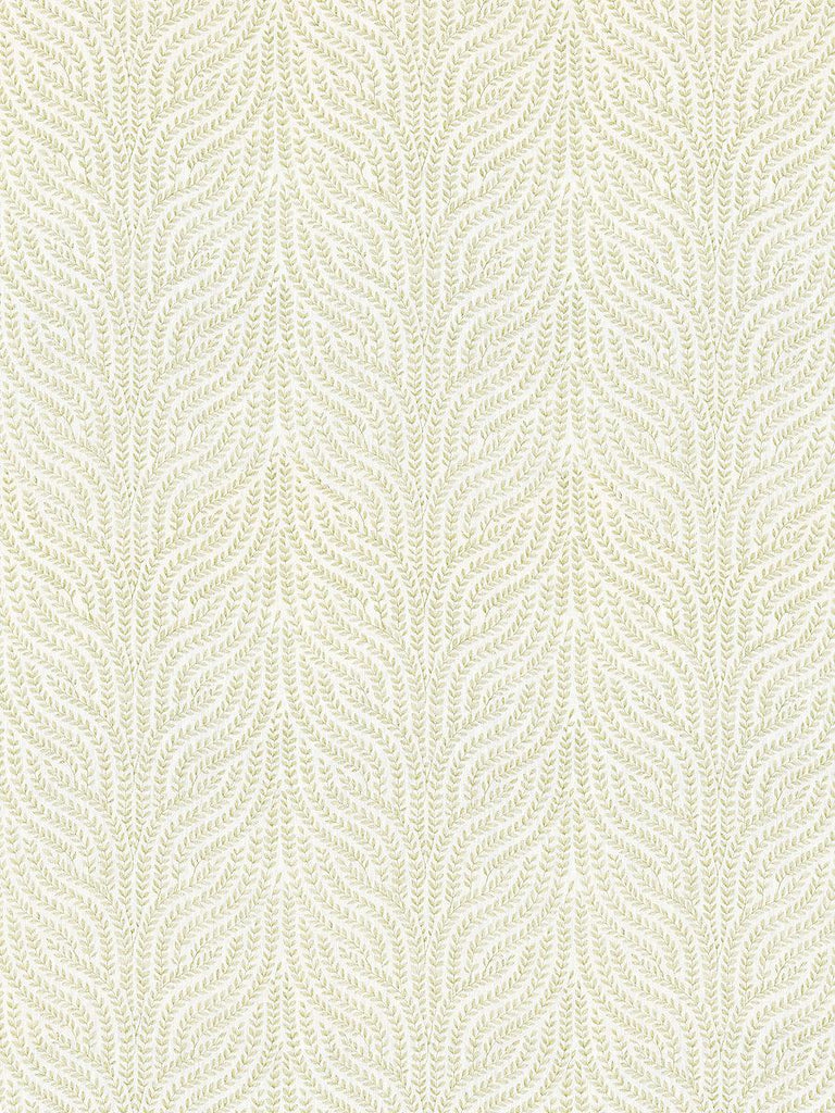 Scalamandre WILLOW VINE EMBROIDERY CELERY Fabric