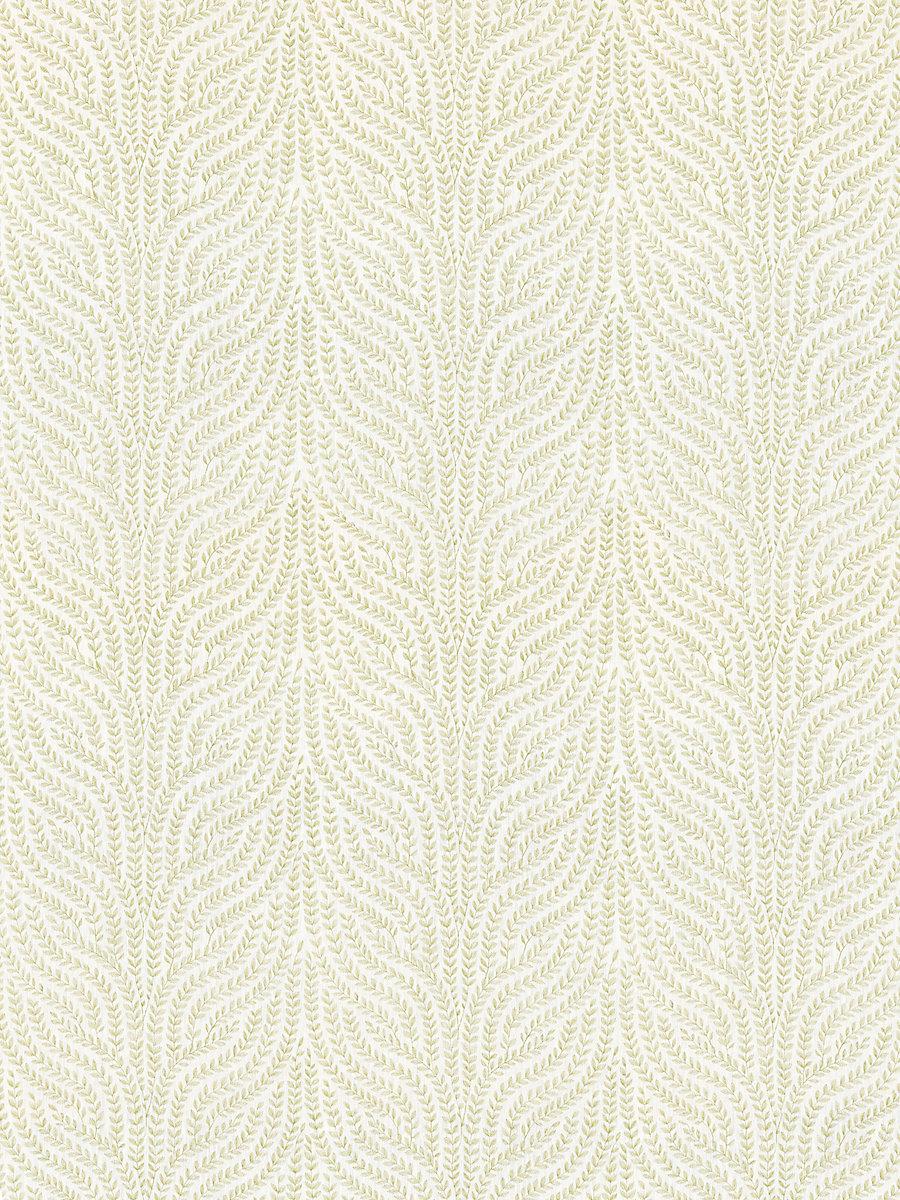Scalamandre Willow Vine Embroidery Celery Fabric