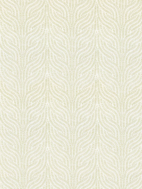 Scalamandre Willow Vine Embroidery Celery Fabric