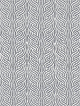 Scalamandre Willow Vine Embroidery Navy Fabric