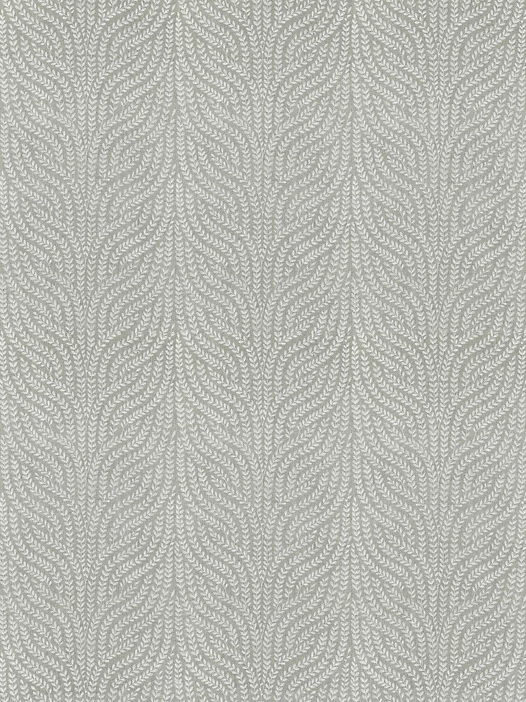 Scalamandre WILLOW VINE EMBROIDERY FRENCH GREY Fabric