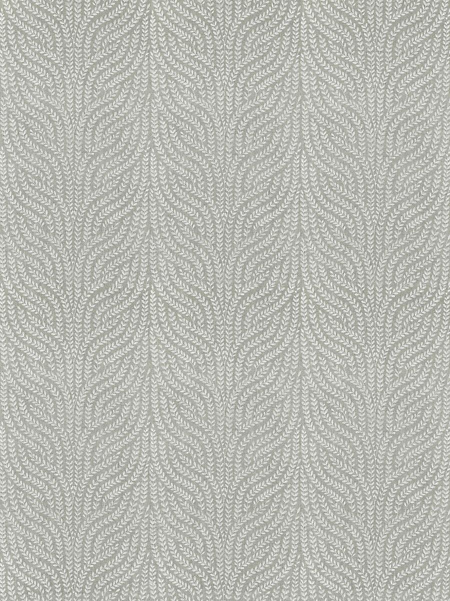 Scalamandre Willow Vine Embroidery French Grey Fabric