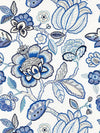 Scalamandre Coromandel Embroidery Porcelain Fabric