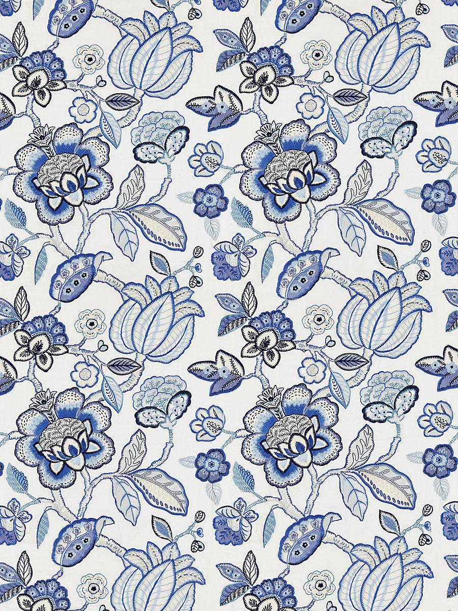 Scalamandre Coromandel Embroidery Porcelain Fabric