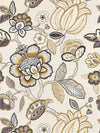 Scalamandre Coromandel Embroidery Flax Fabric