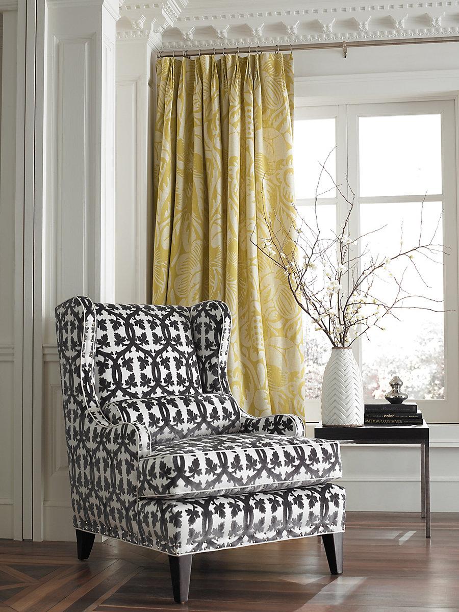 Scalamandre Deco Flower Linen Fabric