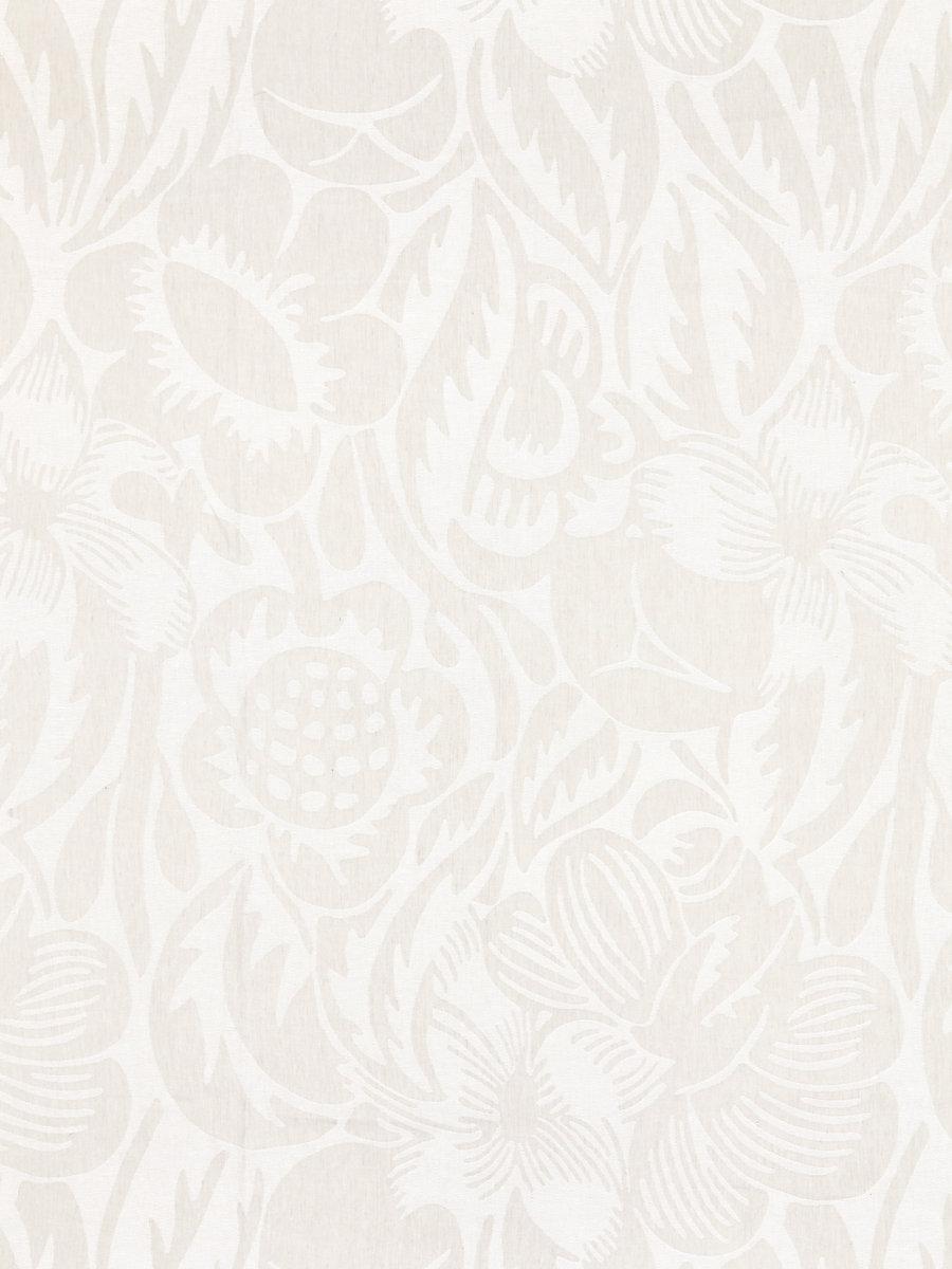 Scalamandre Deco Flower Pearl Grey Fabric