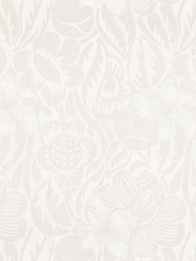 Scalamandre Deco Flower Pearl Grey Fabric