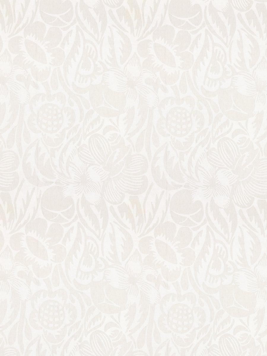 Scalamandre Deco Flower Pearl Grey Fabric