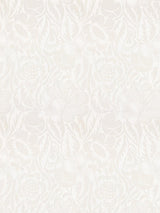 Scalamandre Deco Flower Pearl Grey Fabric
