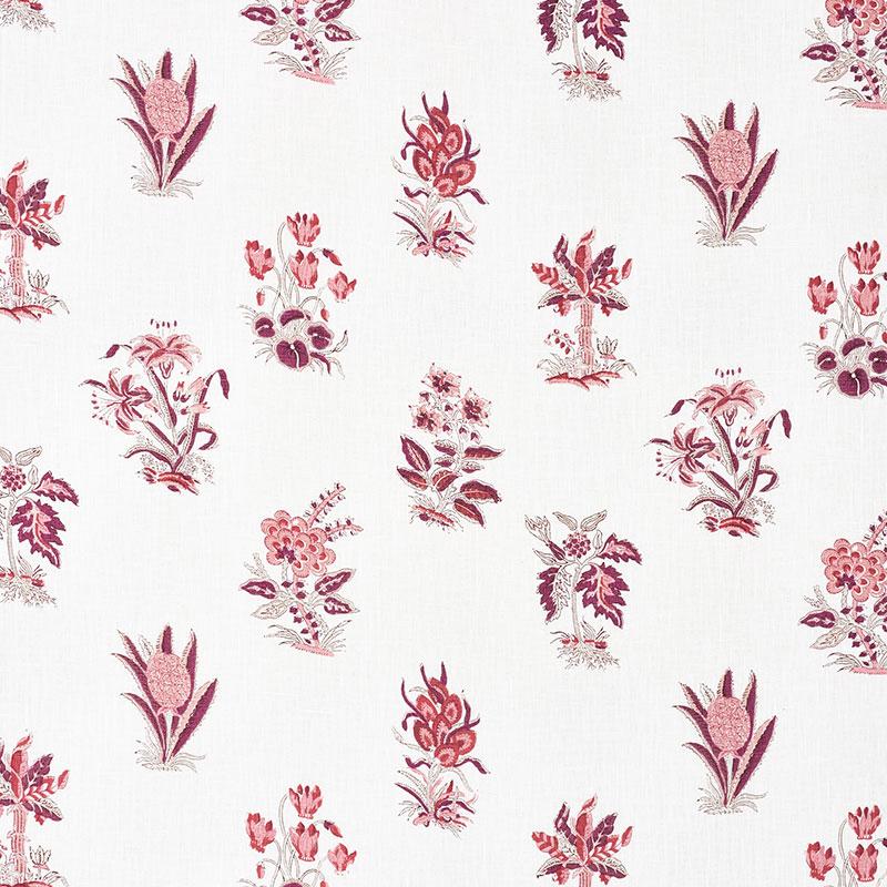 Schumacher Bunny Aubergine Fabric