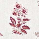 Schumacher Bunny Aubergine Fabric