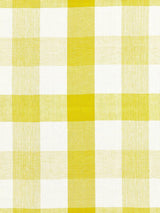 Scalamandre Westport Linen Plaid Citron Fabric