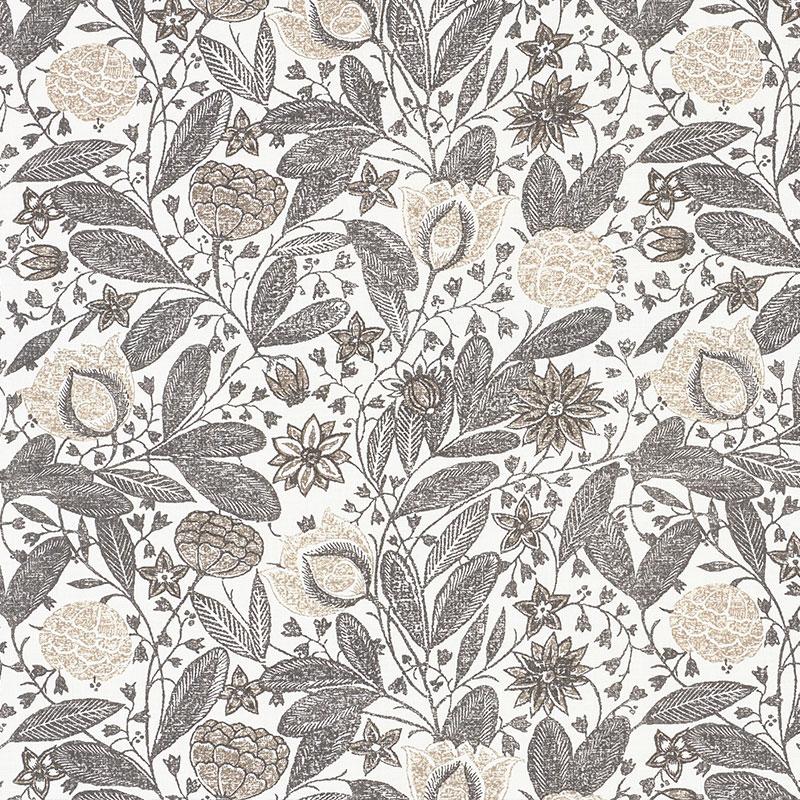 Schumacher Gloria Grisaille Fabric