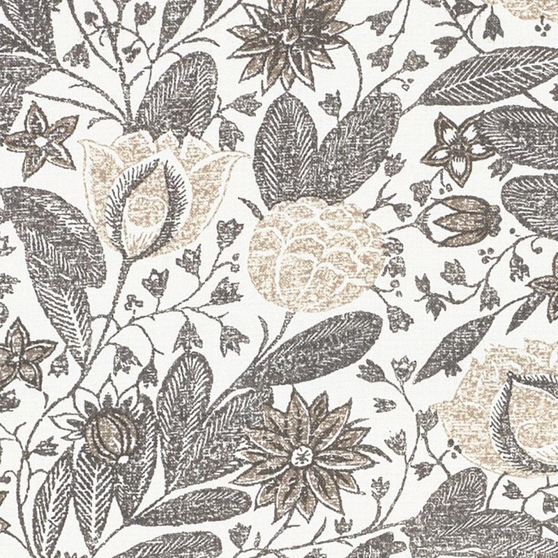 Schumacher Gloria Grisaille Fabric