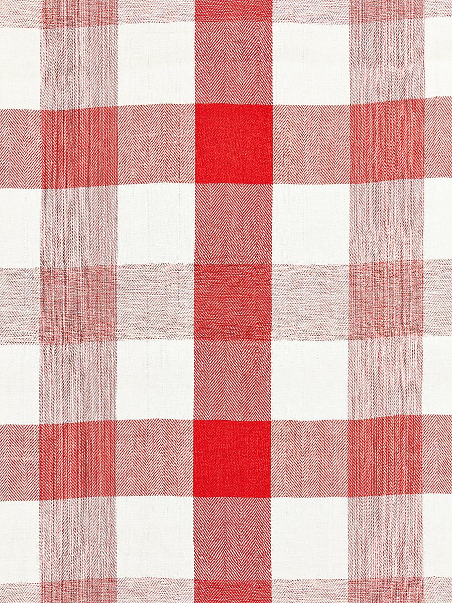 Scalamandre Westport Linen Plaid Coral Fabric