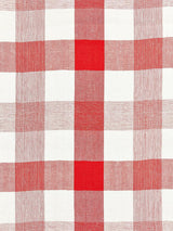 Scalamandre Westport Linen Plaid Coral Fabric