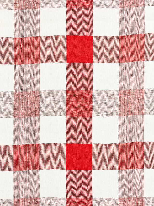 Scalamandre Westport Linen Plaid Coral Fabric