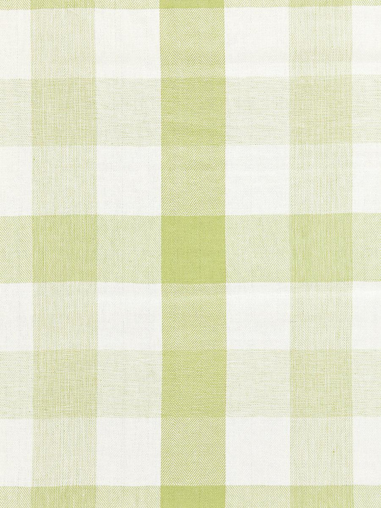 Scalamandre WESTPORT LINEN PLAID GREEN TEA Fabric