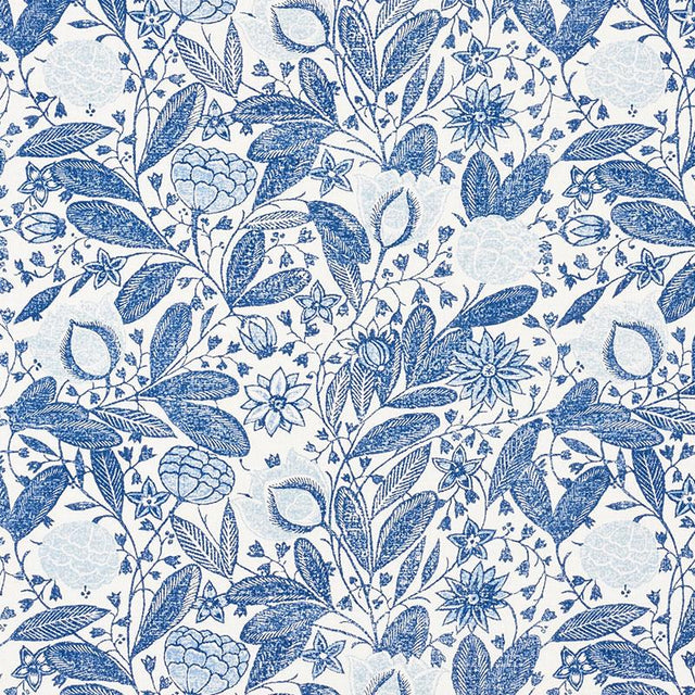 Schumacher Gloria Delft Fabric