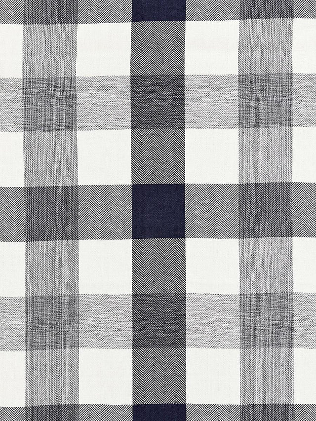 Scalamandre Westport Linen Plaid Navy Fabric