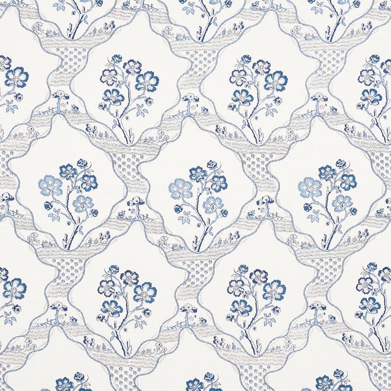 Schumacher Marella Delft Fabric